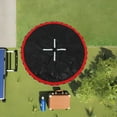 thumbnail image 4 of HONMEET Coussin de Remplacement pour Trampoline pour Activités Familiales Noir 1ensemble, 4 of 6