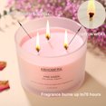 thumbnail image 3 of KBHOMFRA Soy Wax Scented Candle Grapefruit Cedar Aromatic & Fragrant 12.4oz Large Capacity, Luxury Gift Candle,up to 70 Hours of Burn Time for Home & Bathroom Decor Relaxation Ambience, 3 of 9
