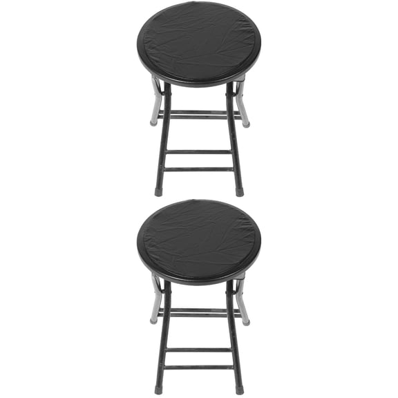 Worgeous 2-Pack Round Bar Stool Seat Covers, Swivel Chair Protectors Replacement for Kitchen and Dining Room Seating