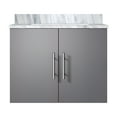thumbnail image 3 of Geneva 24 in. W Dark Grey Bath Vanity and Carrara Marble Top, 3 of 11