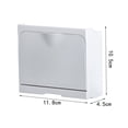 thumbnail image 1 of Billuyoard Caja de jabón montada en la pared con tapa Estante de almacenamiento de jabón con bandeja de drenaje Soporte de jabón autoadhesivo para baño Juegos de accesorios de baño Billuyoard HA020705-00, 1 of 1