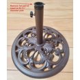 thumbnail image 4 of TropiShade 30-Pound Bronze Powder-Coated Cast Iron Umbrella Stand, 4 of 4