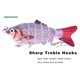 thumbnail image 5 of Señuelos de pesca para trucha lubina Señuelos de cuerpo duro de 6 segmentos con, 5 of 8