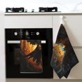 thumbnail image 4 of Disketp Cool Black Eagle Waffle Weave Kitchen Dish Cloth,Super Absorbent Kitchen Dish Towels 16*26 Inches for Dish Rags Washing Dishes, Drying Dishes, 4 of 7