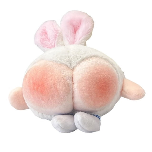 OUSITAID Porte-Clés Pendentif Image de Dessin Animé Q Version Remplissage Complet Toucher Confortable Texture Douce Décorer Coloré Peluche Douce Bunny Oreilles Jouet Porte-Clés Cadeau d'Anniversaire
