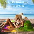 thumbnail image 2 of GZHJMY Beach Towel for Women Girls, Colorful Roses Bath Towel, Oversized Lightweight Sport Towel, 31x63 Inch, 2 of 7