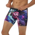 thumbnail image 3 of Goofa Monster High Pattern Men's Performance Stretch Underwear, Athletic Long Leg Briefs，Moisture-Wicking, 3 of 7