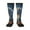 2 Black-1, variant on Starry Light White Horse Pattern Women’s Knee High Crew Socks,Trouser Socks Comfortable, Breathable, Moisture-Wicking and Soft