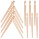 thumbnail image 3 of 100 Pairs Wooden Bread Tongs Easy-to-Use Chopstick Training Clips Beginners Chopstick Disposable Wooden Utensils for Pastry Food Serving, 3 of 4