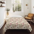 thumbnail image 4 of Vintage Pink Botanical Tapestry for Bedroom Wall Hanging Tapestry, Spring Floral Summer Birds Ceiling Backdrop Tapestries Poster Blanket Wall Decor for Teens Room Living Room Dorm 39" x 59", 4 of 8