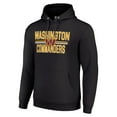 thumbnail image 2 of Unisex Starter Black Washington Commanders Team Mesh Print Graphic Tri-Blend Pullover Hoodie, 2 of 3