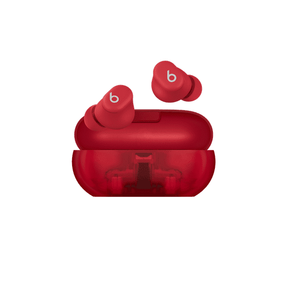 Beats Solo Buds - True Wireless Earbuds, Transparent Red - Walmart.com