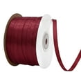 thumbnail image 3 of THEGLY 1/4 inch 200 Yard, Burgundy Satin Ribbon for Gift Wrapping,Wedding,Crafts,Christmas,Hair,Invitation Decorations and More, 3 of 7