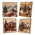 thumbnail image 6 of DIY Christmas Pearl Diamond Painting Art Kit, 3D Pearl Christmas Wall Art Kit with Frame, Christmas Pearl Beads Art Craft for Adults Beginner, Xmas Holiday Home Decor Gift, 6 of 7