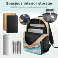 thumbnail image 5 of Bulopur Girls 17 Inch Backpack Set 4 Piece Capybara Print School Bookbag with Full Accessories: Lunch Box, Water Bottle Holder, Pencil Case for Toddler Girls, 5 of 8