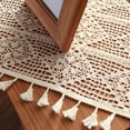 thumbnail image 4 of Square Doily Centerpieces Cotton Handmade Crochet Lace Table Cloth Doilies for Nightstand Protector, 4 of 9