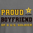 thumbnail image 3 of CafePress - Proud Boyfriend Of A Soldier Black And Gold T Shirt - Mens Comfort Colors Shirt, 3 of 5