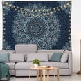 thumbnail image 2 of Tapiz de pared Mandala, tapiz colgante de pared Hippie, bohemio, 2 of 5