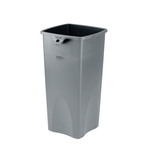 Contenedor Cuadrado Rubbermaid 23 gal Gris Untouchable