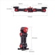 thumbnail image 4 of 2X Adaptador Giratorio de de Zapata FríA con Clip para TeléFono Soporte de Barra de ExtensióN de Zapata FríA Doble para TeléFono con CáMara Luz LED, 4 of 8