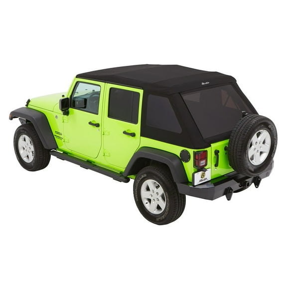 Bestop 54923-17 TrekTop NX Glide Convertible Soft Top Fits 2007-2018 Jeep Wrangler JK, 4-door