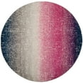 thumbnail image 2 of SAFAVIEH Madison Patton Geometric Area Rug, Fuchsia/Multi, 6'7" x 6'7" Round, 2 of 6