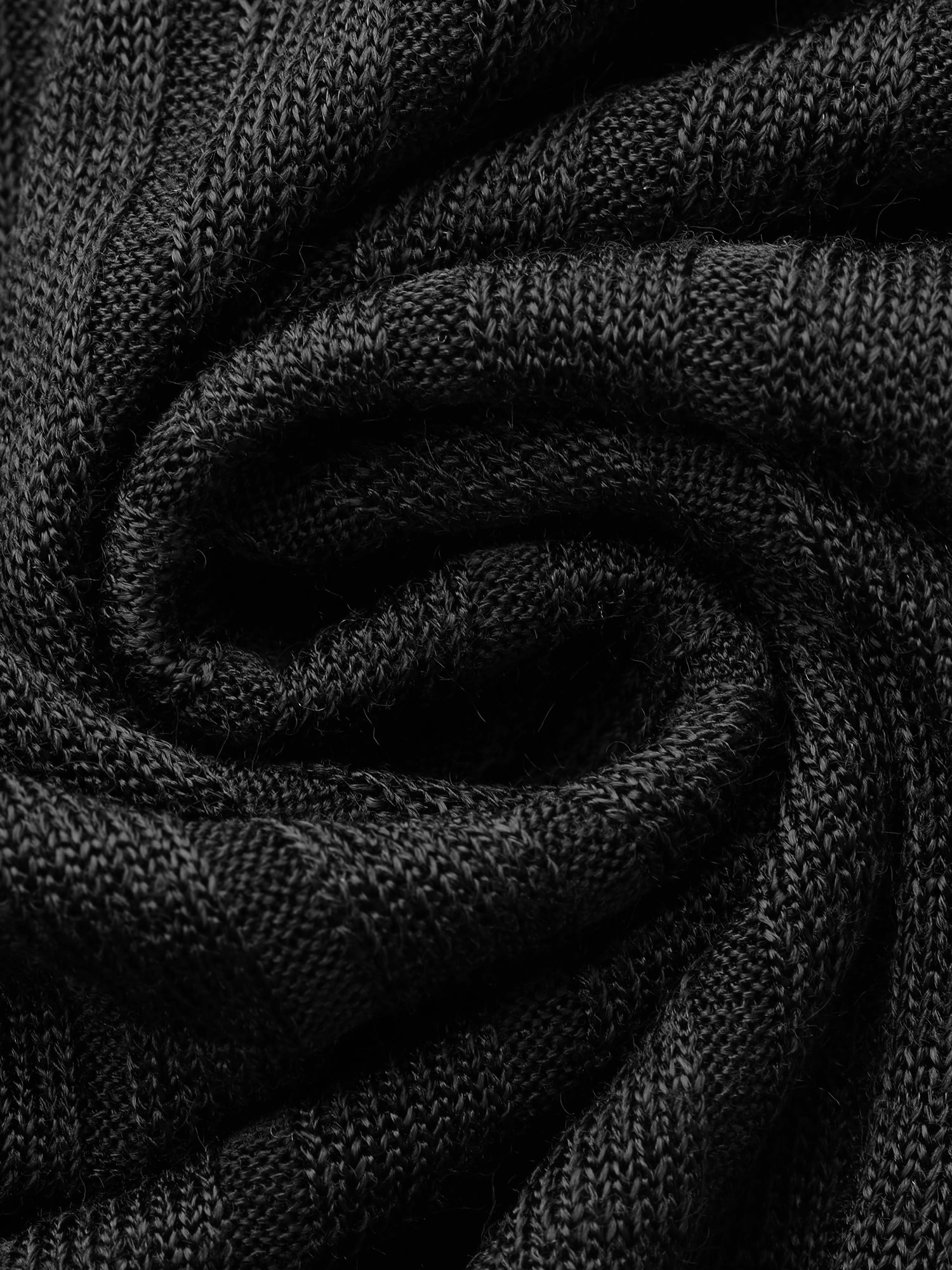 DARING DIVA Pajama Set Ribbed Knit Top Drawstring Pants 2 Pieces Outfit S Black