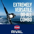 thumbnail image 2 of PENN Rival™ Level Wind Combo, 5' Medium Heavy Fishing Rod, 15 Size Reel, 2 of 8