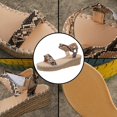 thumbnail image 2 of Vedolay Cute Sandals Wedge Sandals for Women Dressy Summer Bohemian Platform Sandals,Khaki 6.5, 2 of 5