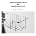 thumbnail image 4 of Faucet Storage Rack Stainless Steel Drain Rack with Hook for Kitchen Bathroom, 4 of 9