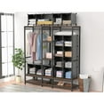 thumbnail image 6 of Closet Organizers and Storage, 16 Cube Storage Organizer, Closet Organizer Bookshelf Cubes Shelves for Clothes, Bedroom,  Bathroom, Wardrobe, Garment Racks, Black, 6 of 7