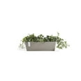 thumbnail image 4 of Ecopots Bruges Durable Modern Rectangular Indoor/Outdoor Recycled Based Composite Flower Pot Planter, Taupe, 17.75", 4 of 4