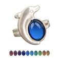 thumbnail image 3 of 9pcs Mood Ring Adjustable Size Original Oval Color Changing Ring Set Ring Jewelry, 3 of 5