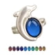 thumbnail image 3 of Anillo de humor de 9 Uds., tamaño ajustable, conjunto de anillos que cambian de Color ovalados originales, joyería Rojo Verde, 3 of 5
