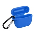 thumbnail image 1 of Funda protectora de silicona para auriculares IOS Pro/III, funda de carga para auriculares Bluetooth, color azul, 1 of 5