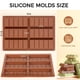 thumbnail image 2 of Molde de silicona antiadherente primario para barras de chocolate, juego de 2, 2 of 7