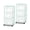 Mint, variant on Sterilite 3 Drawer Storage Cart, Plastic Rolling Organization, Mindful Mint, 2 Pack