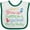 White and Green, variant on Inktastic Physical Therapist Like Daddy Boys or Girls Baby Bib
