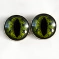 thumbnail image 4 of Green Alligator Sew-On Button Glass Eyes, 4 of 7