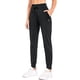 thumbnail image 1 of Pantalones forrados de vellón para mujer Pantalones de chándal resistentes al agua Joggers térmicos de talle alto Invierno Correr Senderismo Bolsillos negro X-grande Feliz Sencillez, 1 of 1