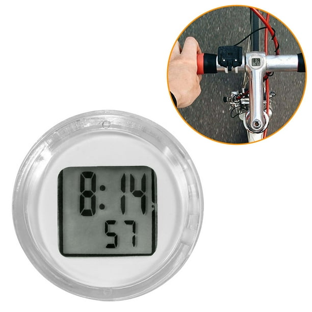 Mini Reloj Para Bicicleta Adhesivo Trasero Impermeable Reloj Compacto Para Motocicleta Advancent VI009058-01