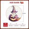 thumbnail image 3 of Kdxio Halloween Gnome With Pumpkins Print Christmas Tree Skirt Christmas Xmas Tree Skirts Mat for New Year Holiday Christmas Party Decorations-30", 3 of 7