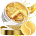 thumbnail image 1 of Máscaras para ojos BREYLEE de oro de 24 quilates, 60 unidades con retinol y cafeína, 1 of 8