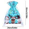 thumbnail image 3 of EUDIDV Christmas Products New Christmas Gift Bag Drawstring Gift Bag Christmas Aluminum Foil Bag Christmas Gift Bag Festive Supplies, 3 of 3