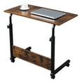 thumbnail image 4 of Zimtown Side Table Rolling Computer Desk Stand Coffee Sofa End Cart Laptop PC Tray Home, 4 of 17