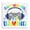 Rainbow Gaming Headphones, variant on Stupell Industries Bohemian Can't Hear You Gaming Canvas Art, 17 x 17, by Kim Allen