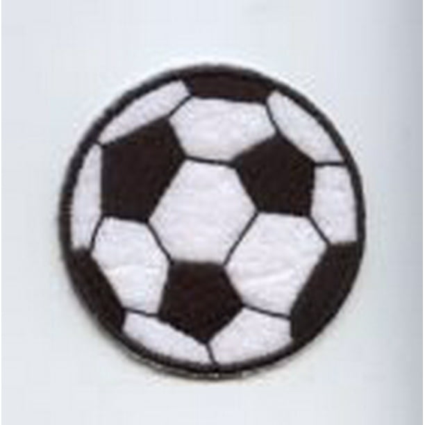 Large 2" Soccer Ball Iron on Applique/Embroidered Patch