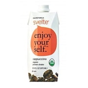Svelte Protein Shake, Organic Cappuccino, 15.9 Ounce -