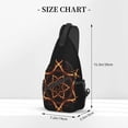 thumbnail image 3 of ZICANCN Crossbody Sling Bag for Men Women - Pentagram Witches Casual Shoulder Backpacks for Travel Sport Climbing Runners Daypack, 3 of 9