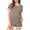 Stripes Beige, variant on Maternity Outfits Set 2 Piece Matching Sets Waffle Knit Raglan Short Sleeve Tops and Shorts with Pockets Casual Pregnancy Loungewear